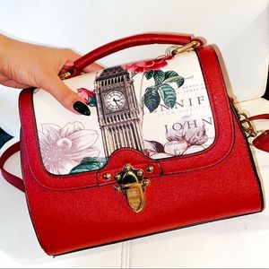 🔥SALE: Red Big Ben Handbag